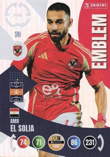 073.  Emblem / Amr El Solia (Al Ahly FC) (PAXLCWC25)