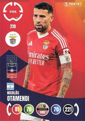 210.  Nicolás Otamendi (SL Benfica) (PAXLCWC25)