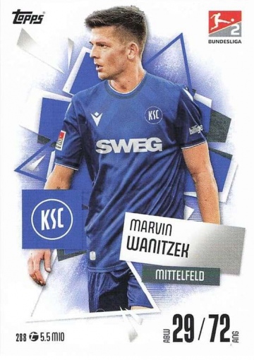 288 Marvin Wanitzek (Karlsruher SC) ( MABL25/26 )