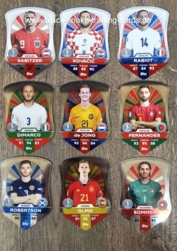 Chrome Shield Set ( Alle 9 )