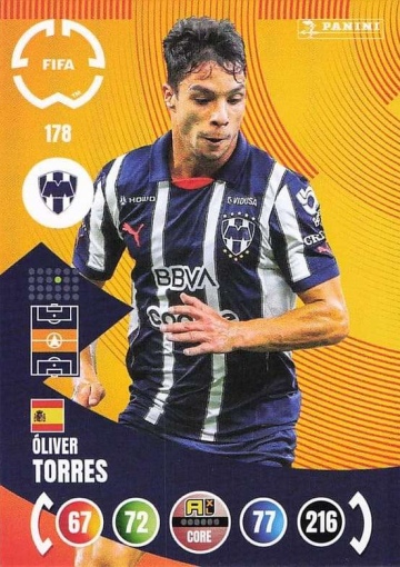 178.  Óliver Torres (CF Monterrey) (PAXLCWC25)