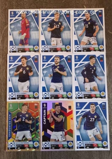 Komplettes Team Schottland ( Alle 18 )