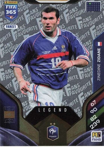FAN51 Zinédine Zidane (France) - Legend (PF365AXL26)
