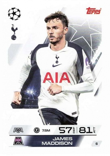 006 James Maddison ( MACL25/26 )
