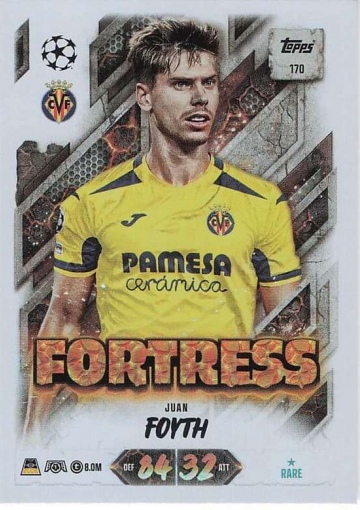 170 Juan Foyth (Villarreal CF) - Fortress  ★ Rare (MACL2627)