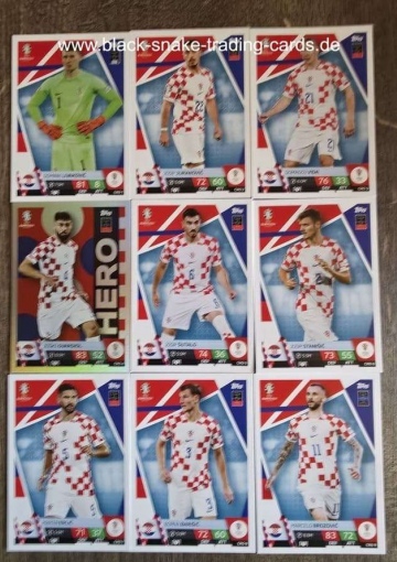 Komplettes Team Kroatien ( Alle 18 )