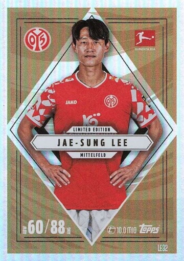 LE32 Jae-sung Lee (1. FSV Mainz 05) Bravo Sport 01/26 - EVT 18.12.2025 ( MABL25/26 )