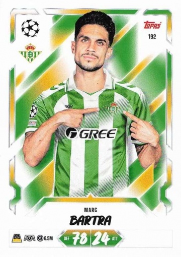 192 Marc Bartra (Real Betis Balompié) (MACL2627)
