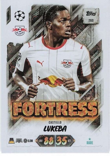 260 Castello Lukeba (RB Leipzig) - Fortress  ★ Rare (MACL2627)