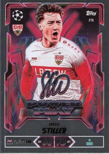 276 Angelo Stiller (VfB Stuttgart) - Power Play Signature Style  ★ Rare (MACL2627)