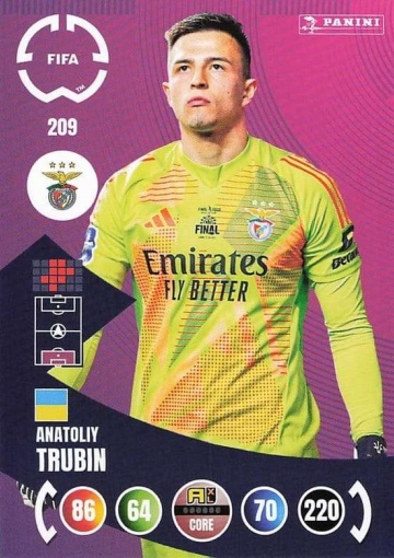 209.  Anatoliy Trubin (SL Benfica) (PAXLCWC25)