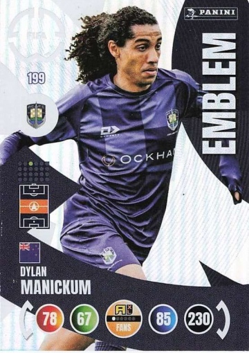 199.  Emblem / Dylan Manickum (Auckland City FC) (PAXLCWC25)