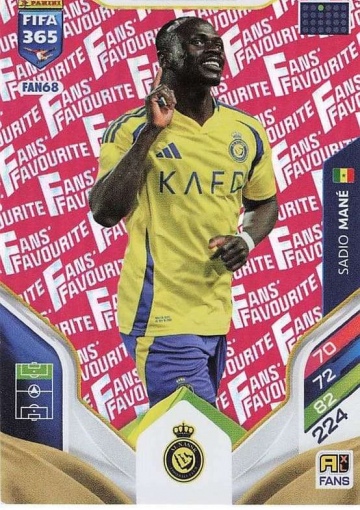 FAN68 (rot) Sadio Mane (Al-Nassr FC) (PF365AXL26)