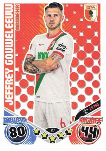 217 Jeffrey Gouweleeuw (FC Augsburg) ( MABL25/26 )