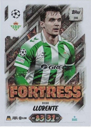 206 Diego Llorente (Real Betis Balompié) - Fortress  ★ Rare (MACL2627)