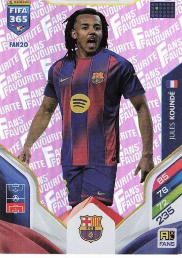 FAN20 (pink) Jules Koundé (FC Barcelona) (PF365AXL26)