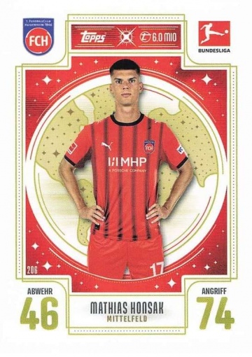 206 Mathias Honsak (1. FC Heidenheim) ( MABL25/26 )
