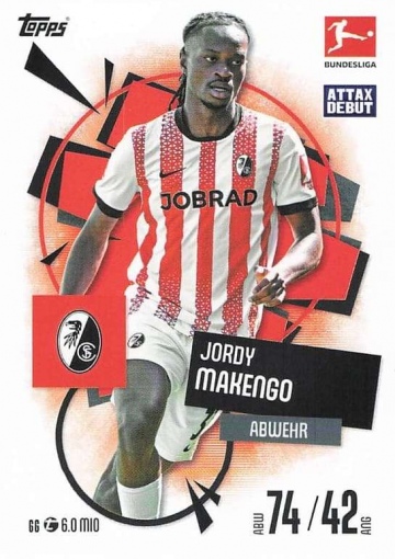 066 Jordy Makengo  MA Debut ( MABL25/26 )