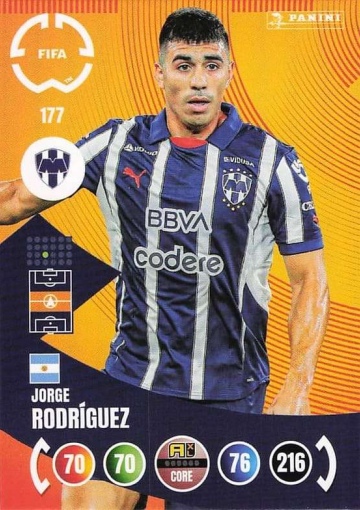 177.  Jorge Rodríguez (CF Monterrey) (PAXLCWC25)