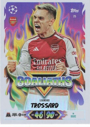 025 Leandro Trossard (Arsenal) - Goaliaths  ★ Rare (MACL2627)