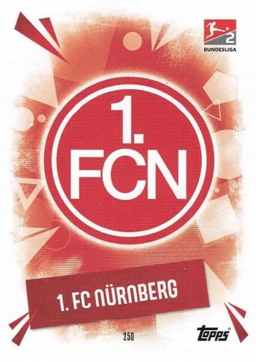 250 1. FC Nürnberg Club Logo ( MABL25/26 )