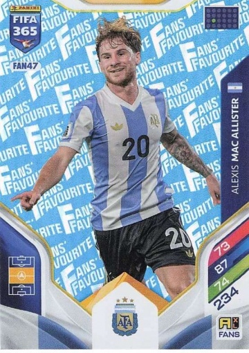 FAN47 (blau) Alexis Mac Allister (Argentina) (PF365AXL26)