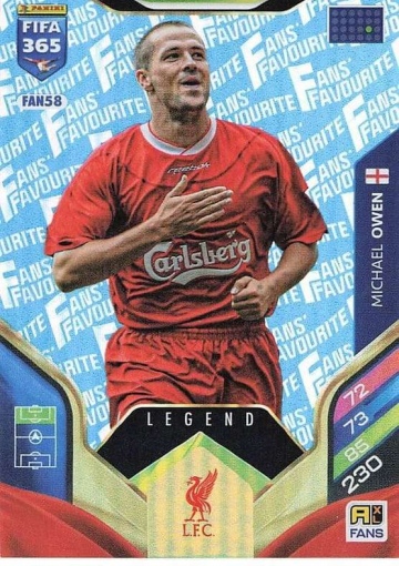FAN58 (blau) Michael Owen (Liverpool FC) - Legend (PF365AXL26)