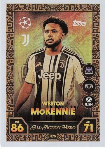 375 Weston McKennie (Juventus) ( MACL25/26 )
