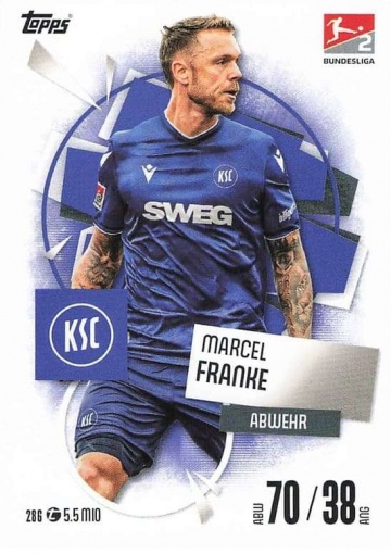 286 Marcel Franke (Karlsruher SC) ( MABL25/26 )