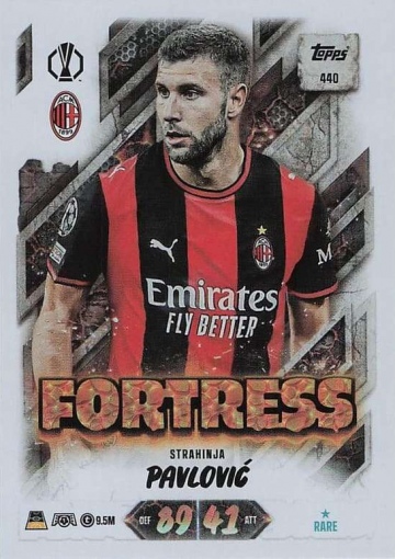440 Strahinja Pavlović (AC Milan) - Fortress  ★ Rare (MACL2627)
