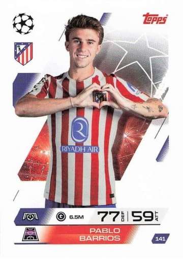 141 Pablo Barrios ( MACL25/26 )