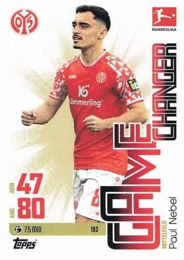 193 Paul Nebel (1. FSV Mainz 05) ( MABL25/26 )