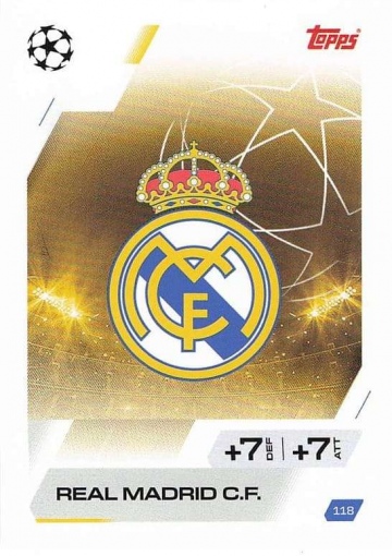 118 Club Logo Real Madrid  ( MACL25/26 )