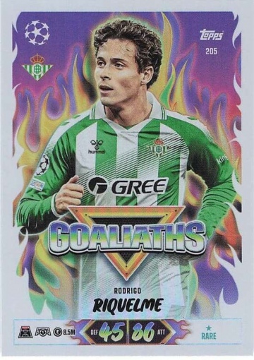 205 Rodrigo Riquelme (Real Betis Balompié) - Goaliaths  ★ Rare (MACL2627)