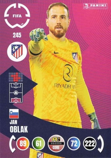 245.  Jan Oblak (Atlético de Madrid) (PAXLCWC25)