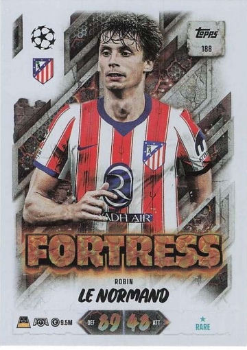 188 Robin Le Normand (Atlético de Madrid) - Fortress  ★ Rare (MACL2627)