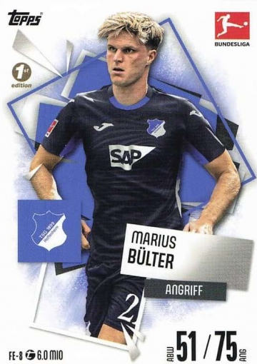 FE-8 Marius Bülter (TSG 1899 Hoffenheim) 1st Edition ( MABL25/26 )