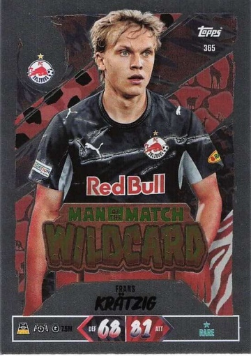 365 Frans Krätzig (FC Salzburg) - Man of the Match Wildcard  ★ Rare (MACL2627)