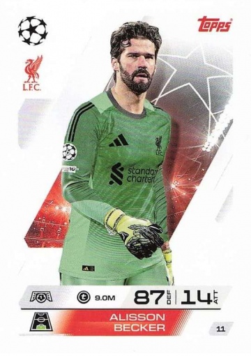 011 Alisson Becker ( MACL25/26 )