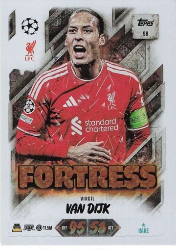 098 Virgil van Dijk (Liverpool) - Fortress  ★ Rare (MACL2627)