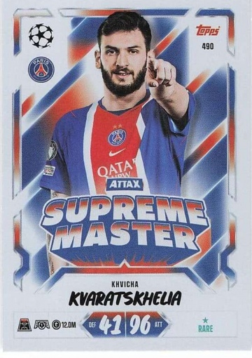 490 Khvicha Kvaratskhelia (Paris saint-Germain) (MACL2627)