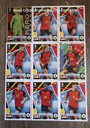 Komplettes Team Belgien ( Alle 18 )