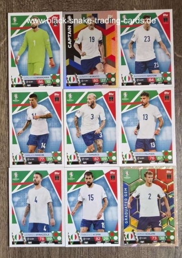 Komplettes Team Italien ( Alle 18 )