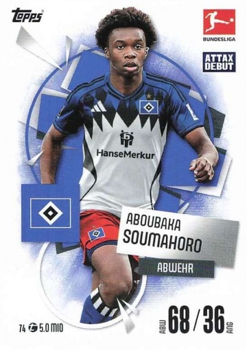 074 Aboubaka Soumahoro MA Debut ( MABL25/26 )