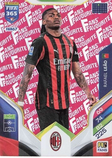 FAN67 (rot) Rafael Leão (AC Milan) (PF365AXL26)
