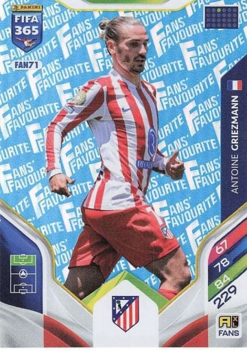 FAN71 (blau) Antoine Griezmann (Atlético de Madrid) (PF365AXL26)