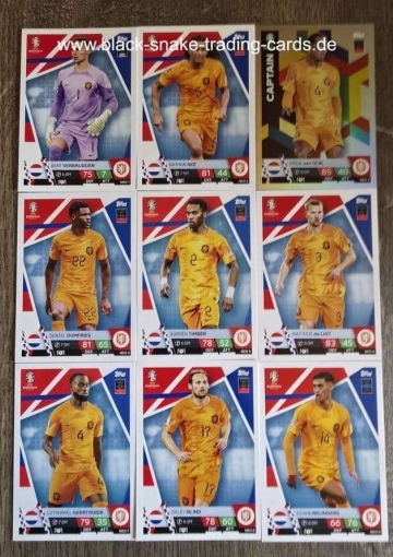 Komplettes Team Niederlande ( Alle 18 )