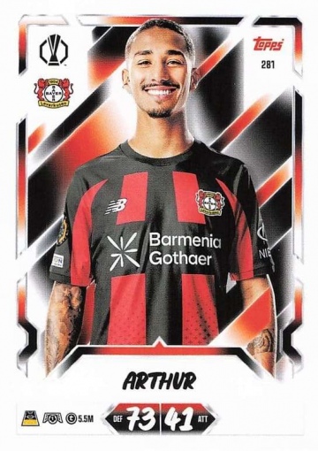 281 Arthur (Bayer 04 Leverkusen) (MACL2627)