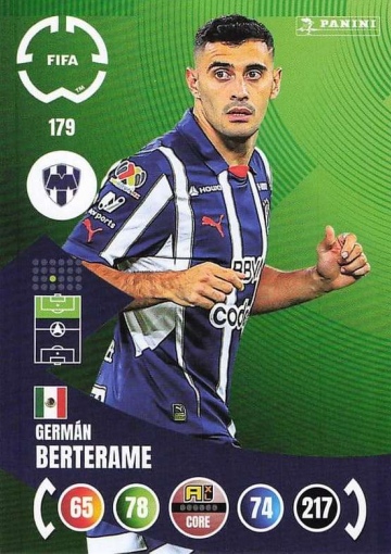 179.  Germán Berterame (CF Monterrey) (PAXLCWC25)