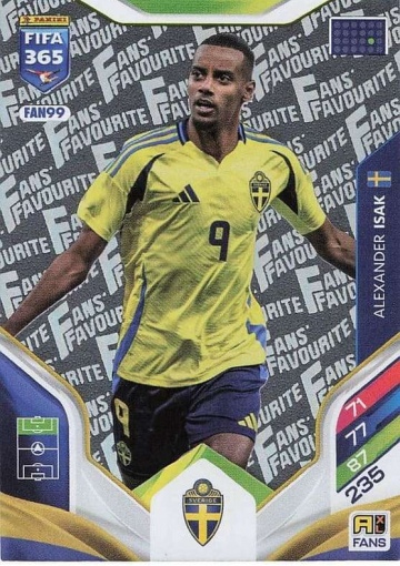 FAN99 Alexander Isak (Sweden) (PF365AXL26)